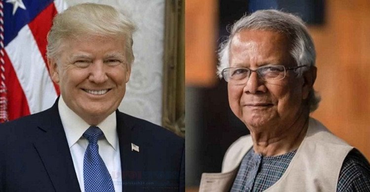 ট্রাম্পকে ঢাকা সফরের আমন্ত্রণ জানালেন প্রধান উপদেষ্টা
